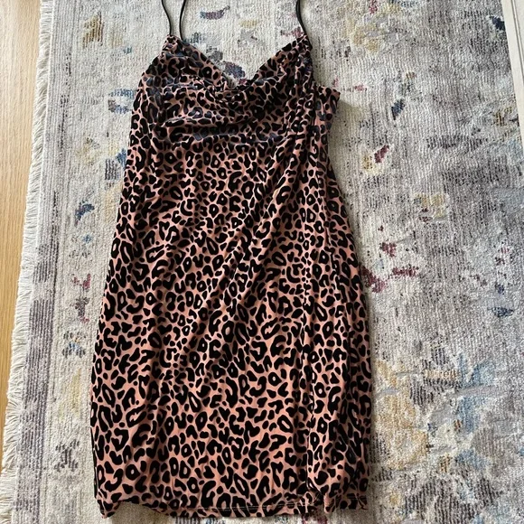cheetah mini dress ANOUK Animal Print Mini Dress main image 0